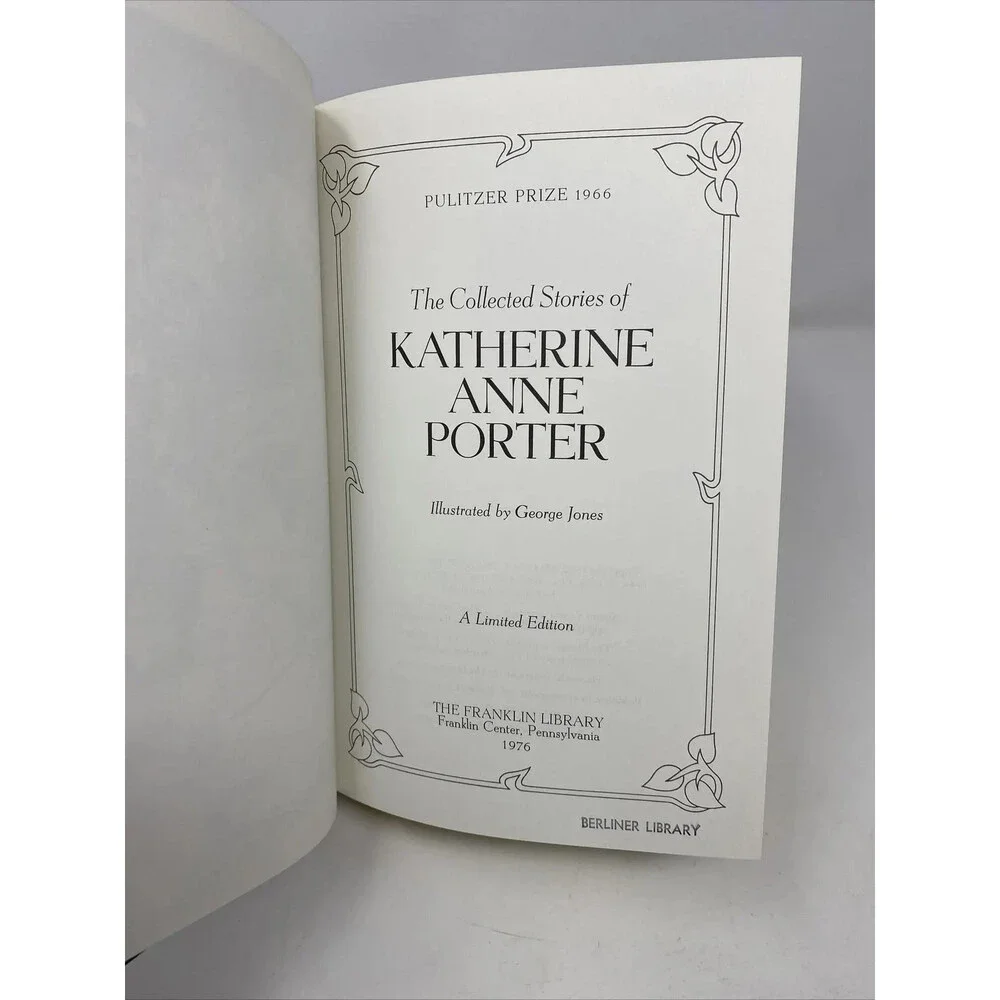Collected Stories Of Katherine Ann Porter 1976 Leather Bound Franklin Mint